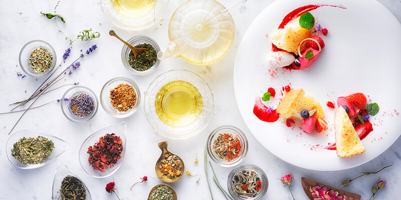 Original Blend Herb Tea and Seasonable Creation image