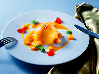 マンゴーとヨーグルトのアイスケーキ　イメージ