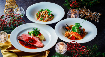 12/20-25「クリスマススペシャルランチ＆ディナー」11/15(土)よりご予約受付開始