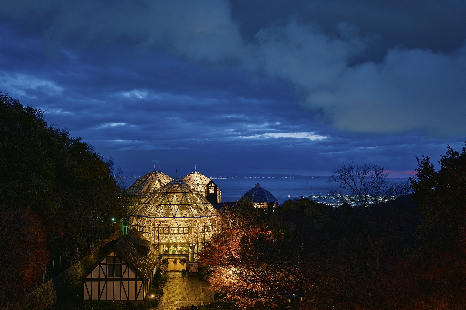 ハーブミュージアム下からの夜景80_L1140671
