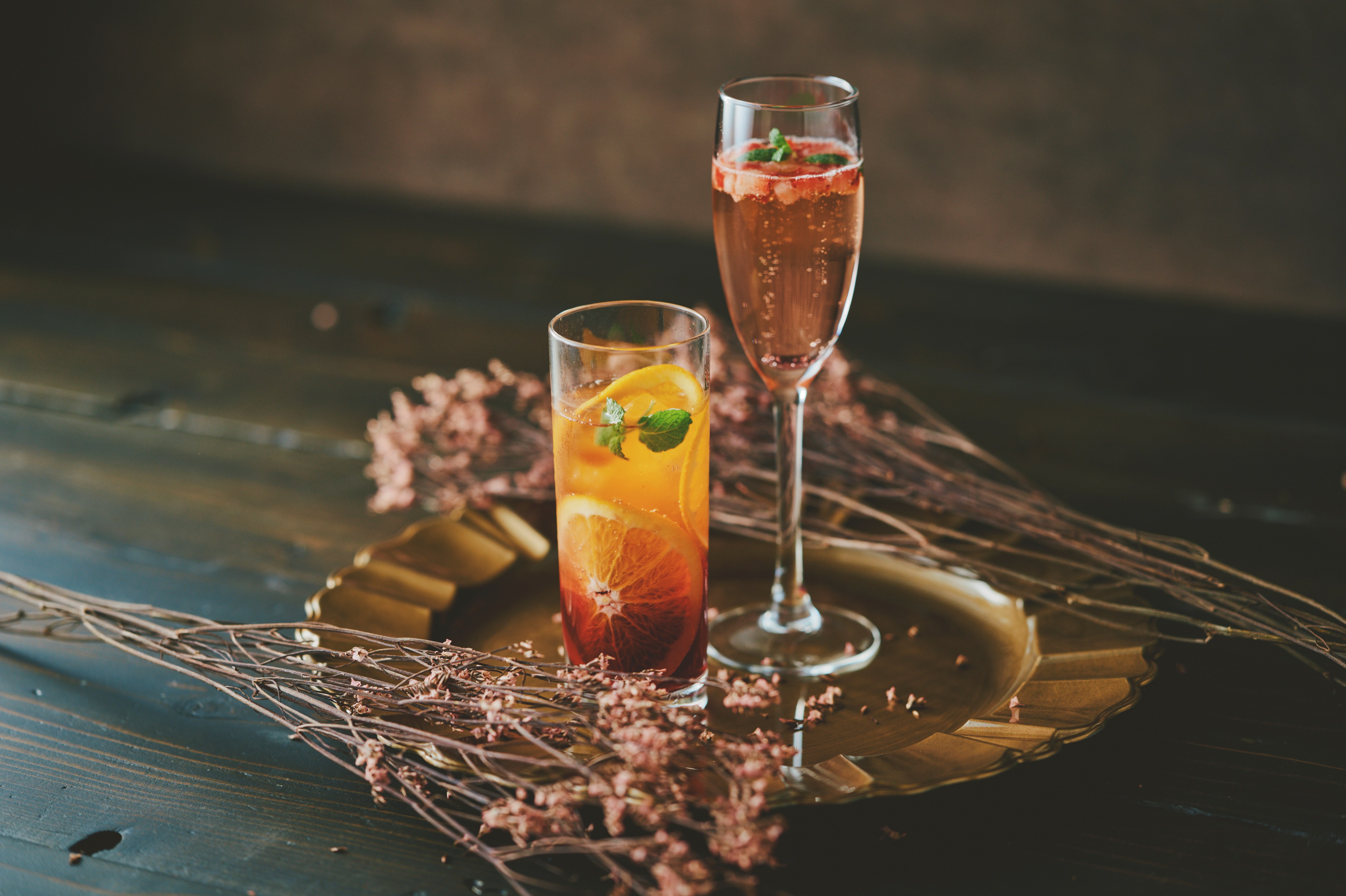 シトラスのサングリアソーダ_苺とローズのスパークリングワイン_LXB7900